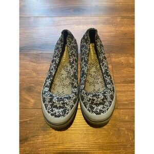 Merrell Women's 9.5 Luna Sport Ballet Flats Black Gray Floral